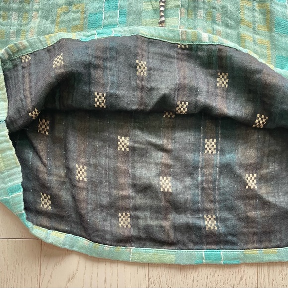 Ace & Jig 100% slub cotton striped geometric drawstring waist summer dress - Picture 6 of 16